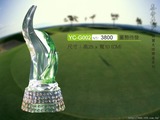 琉璃水晶獎牌獎座獎盃-YC-G002