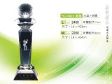琉璃水晶獎牌獎座獎盃-YCG-623(高爾夫)
