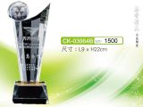 琉璃水晶獎牌獎座獎盃-ck-03064b