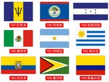 旗幟布條-各國國旗157-165